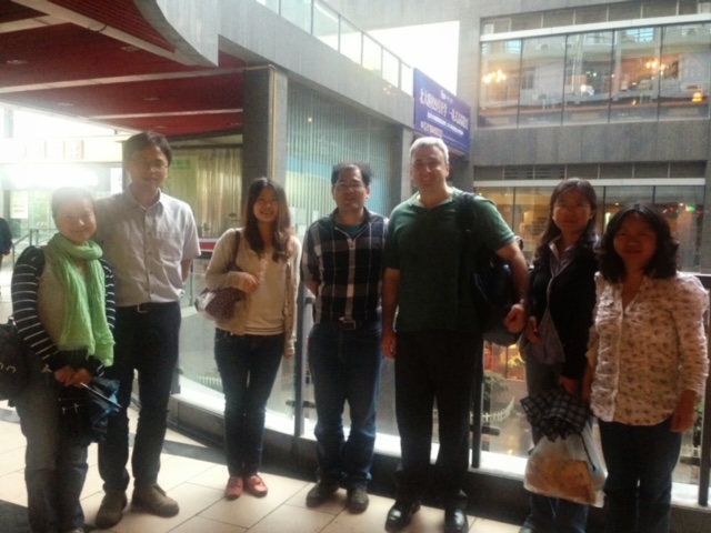After my seminar at the Southwestern University of Finance and Economics in Chengdu, China, in 2013, with members of the Economics Department faculty. Invited by my former Ph.D. student Prof. Minghua Chen, standing on my left.